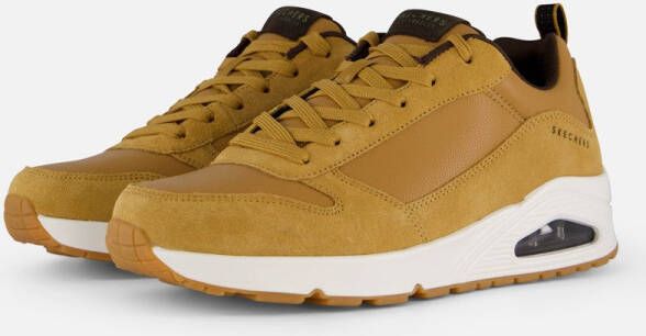 Skechers Uno Stacre Heren Sneakers Bruin