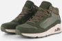 Skechers Uno Stacre Shine Veterboots groen Suede - Thumbnail 1