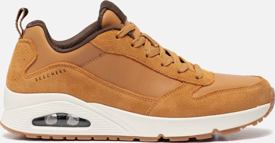 Skechers Sneakers Uno Stacre met luchtkamerzool vrijetijdsschoen lage schoen veterschoen - Foto 4