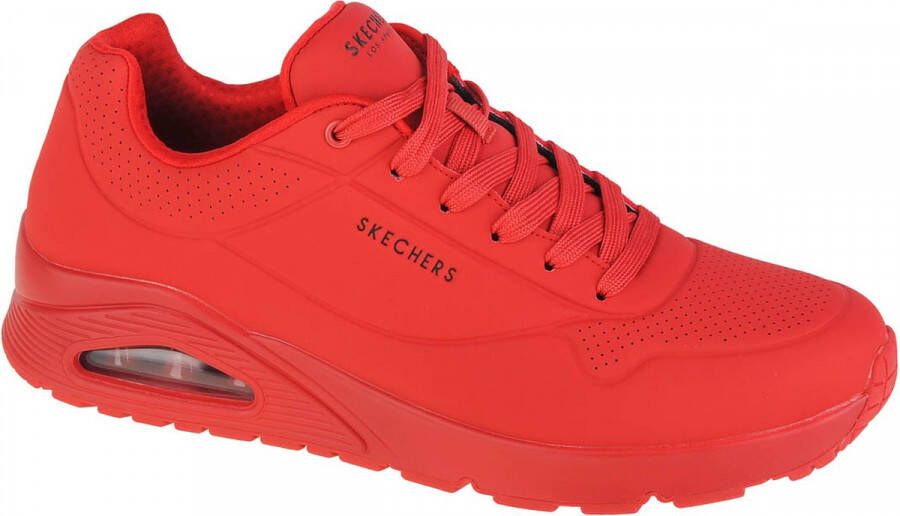Skechers Heren Sport Casual UNO STAND ON AIR Sneakers Heren Rood