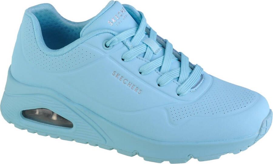 Skechers Uno-Stand on Air 73690-LTBL Vrouwen Blauw Sneakers