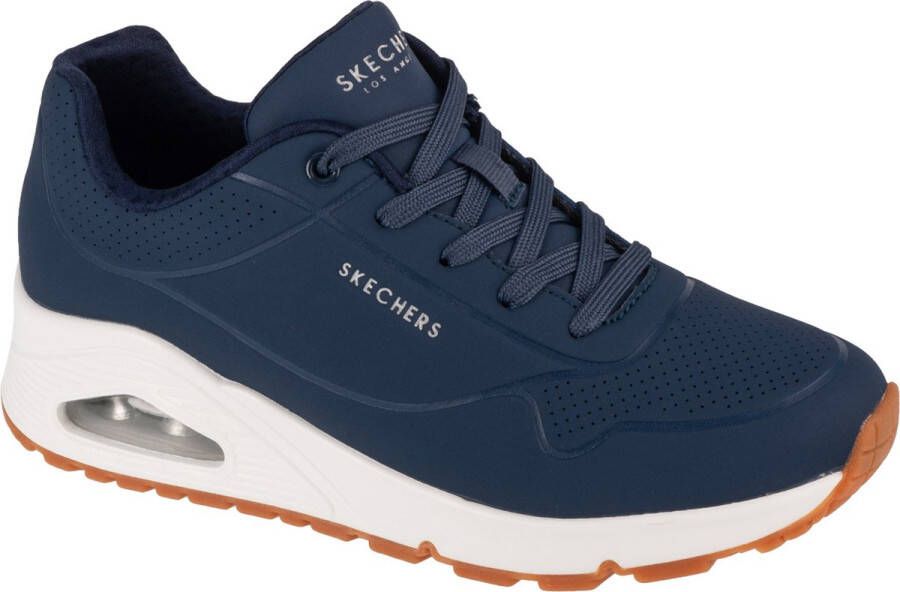 Skechers Uno-Stand on Air 73690-NVY Vrouwen Marineblauw Sneakers
