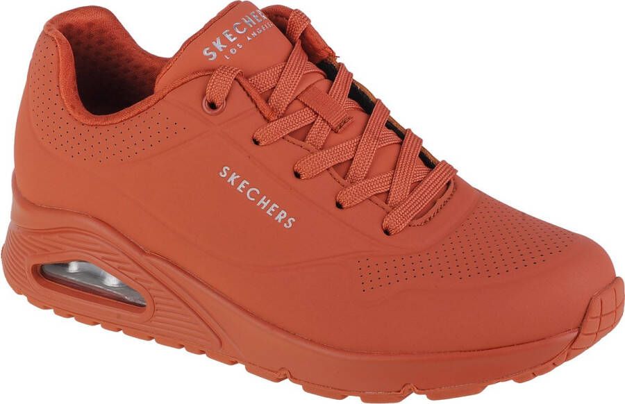 Skechers Uno-Stand on Air 73690-RST Vrouwen Oranje Sneakers