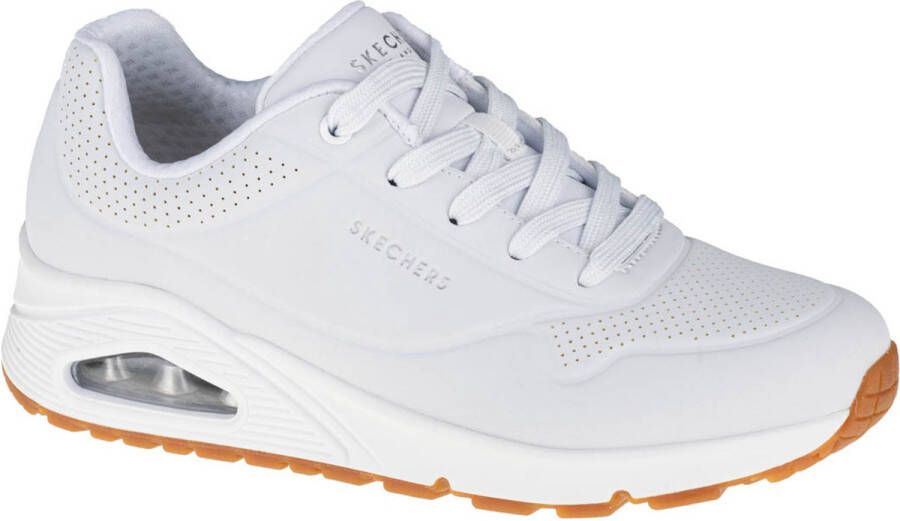 Skechers Uno Stand on Air 73690 WHT Vrouwen Wit Sneakers