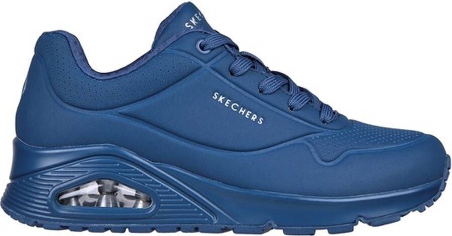 Skechers Uno Stand On Air Dames Sneakers Blauw