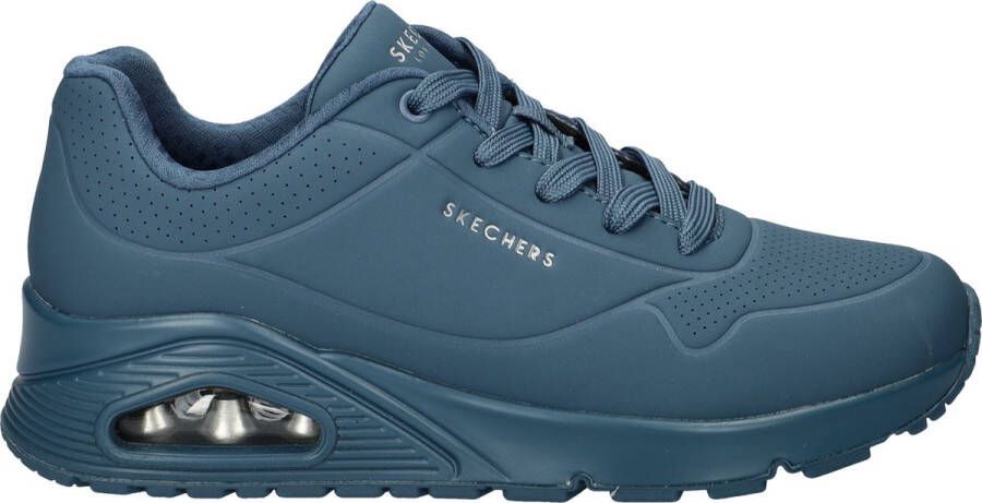 Skechers Sneakers met sleehak Uno Stand on Air Vrijetijdsschoen lage schoen veterschoen met fijne perforatie