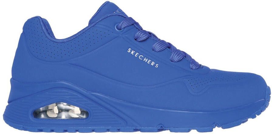 Skechers Uno Stand On Air Dames Sneakers Blauw