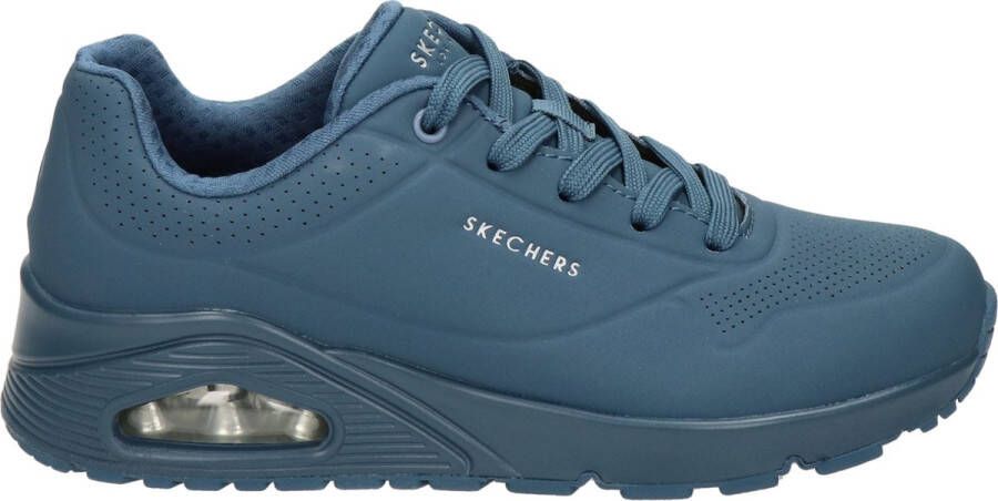 Skechers Uno Stand On Air Dames Sneakers Blauw