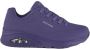 Skechers Uno Stand On Air Dames Sneakers Paars - Thumbnail 9