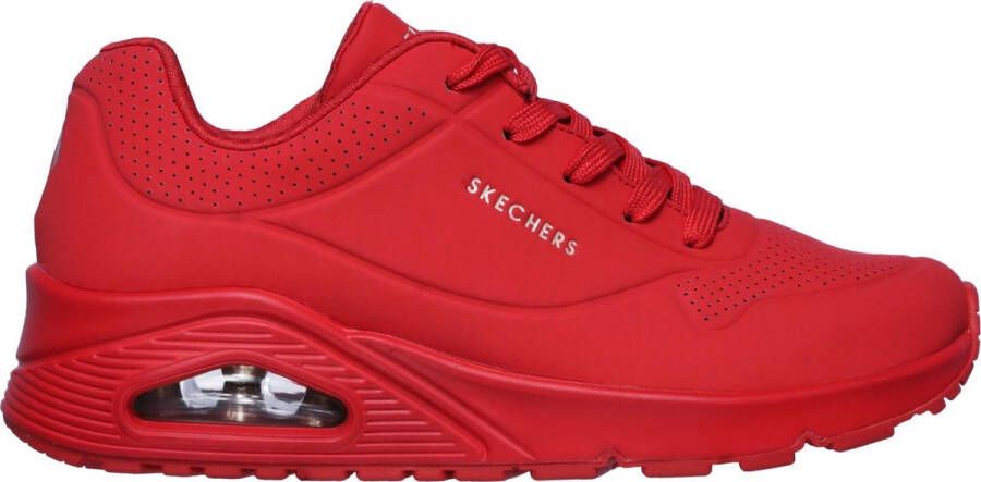 Skechers Sneakers met sleehak UNO STAND ON AIR Vrijetijdsschoen lage schoen veterschoen met zacht gevoerde binnenzool