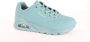 Skechers Uno Stand On Air Dames Sneakers Turquoise - Thumbnail 1