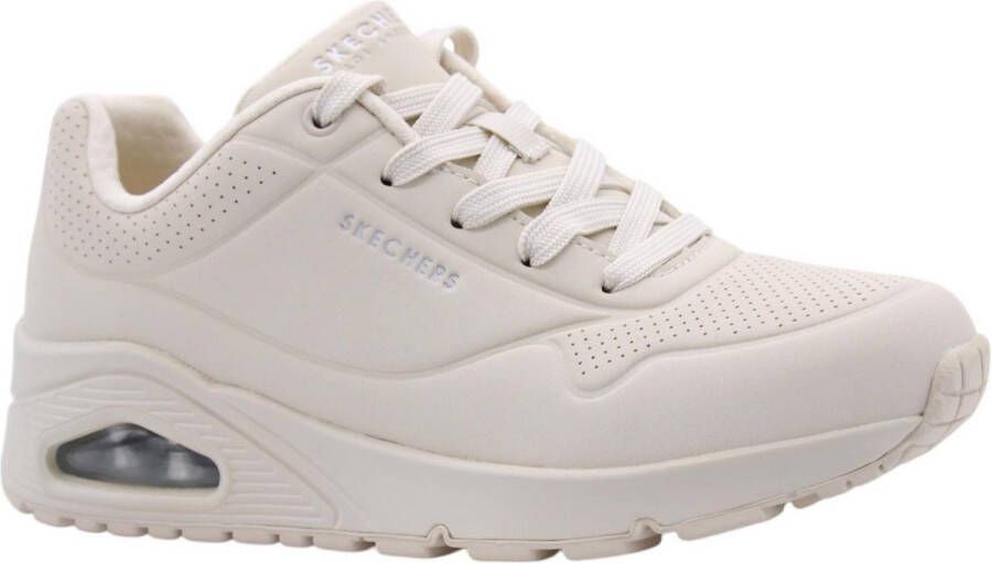 Skechers Uno Stand On Air Dames Sneakers Wit