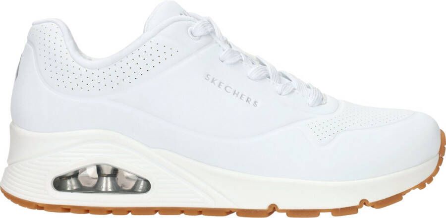 Skechers Sneakers Street Uno Stand on Air in eenvoudige look vrijetijdsschoen lage schoen veterschoen