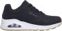 Skechers Skecher Street UNO STAND ON AIR Sneakers WIDE FIT Dames Zwart - Thumbnail 2