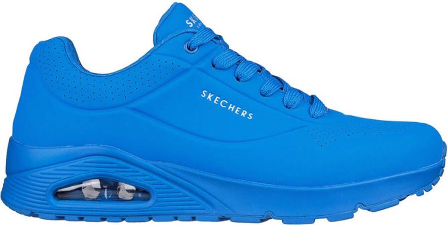 Skechers Uno Stand On Air Sneaker Mannen Blauw