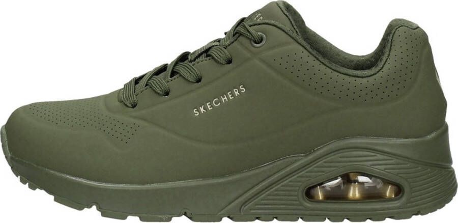 Skechers Uno Stand on Air groen sneakers dames (73690 OLV)