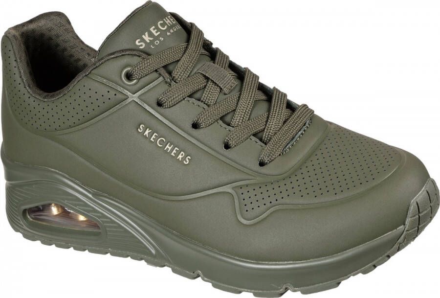 Skechers Uno Stand on Air groen sneakers dames(73690 OLV )