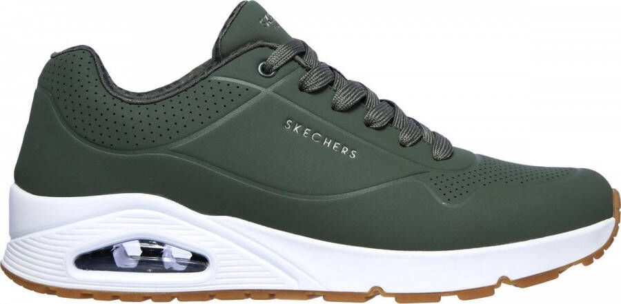 Skechers Sneakers Uno Stand on Air Vrijetijdsschoen lage schoen veterschoen met air-cooled memory foam