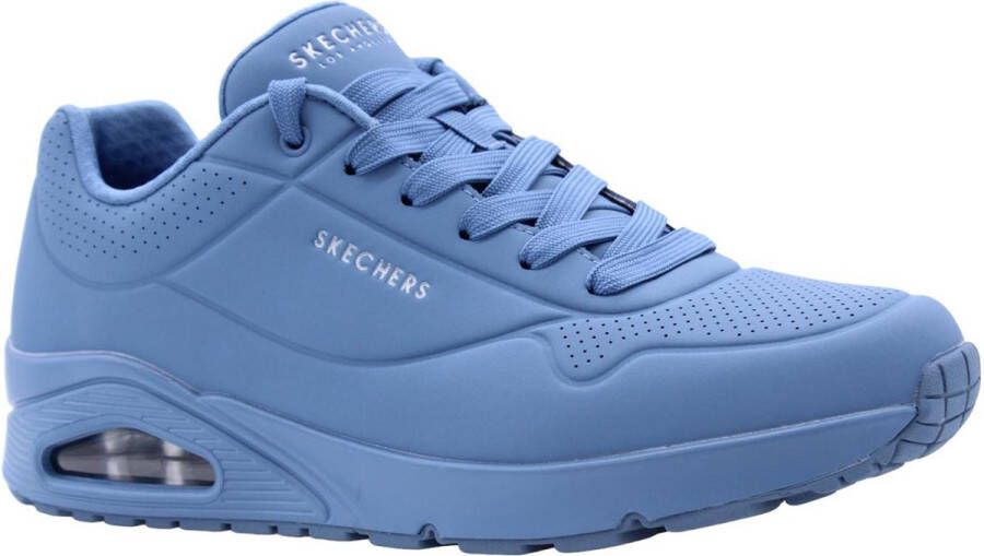 Skechers Uno Stand On Air Heren Sneakers Blue Denim