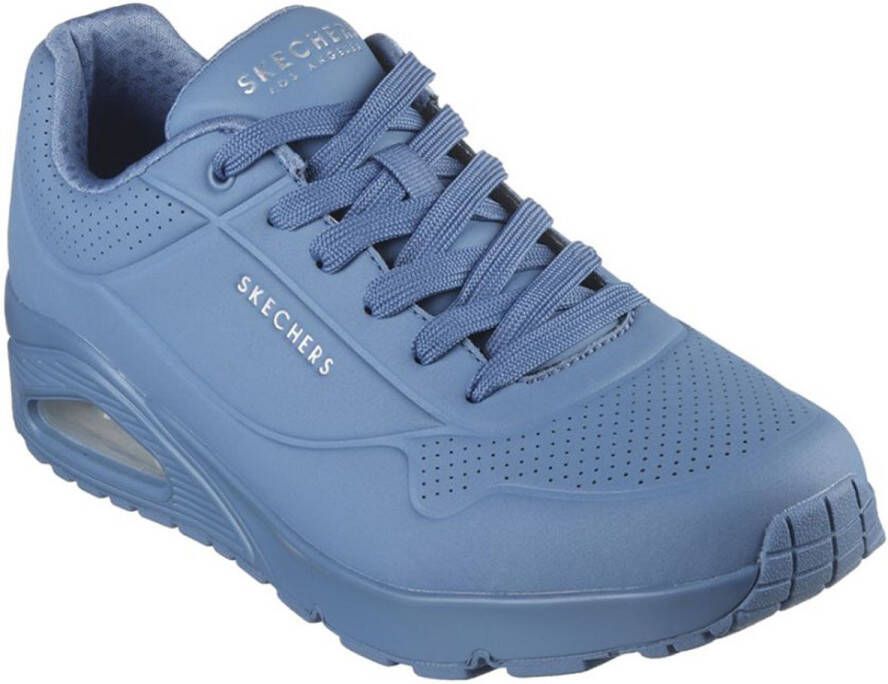 Skechers Heren Sport Casual UNO STAND ON AIR Sneakers Heren 52458 light denim
