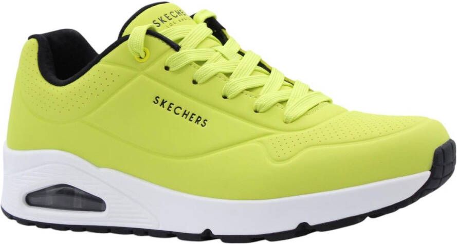 Skechers Uno Stand On Air Heren Sneakers Geel