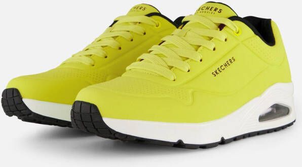 Skechers Uno Stand On Air Heren Sneakers Geel