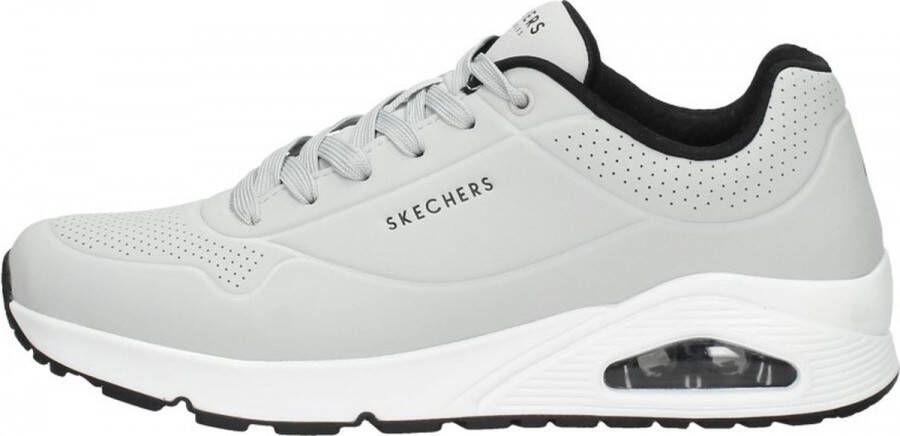 Skechers Uno Stand on Air grijs sneakers heren (52458 LGBK)