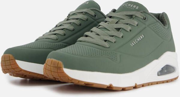Skechers Uno Stand On Air Heren Sneakers Olijfgroen