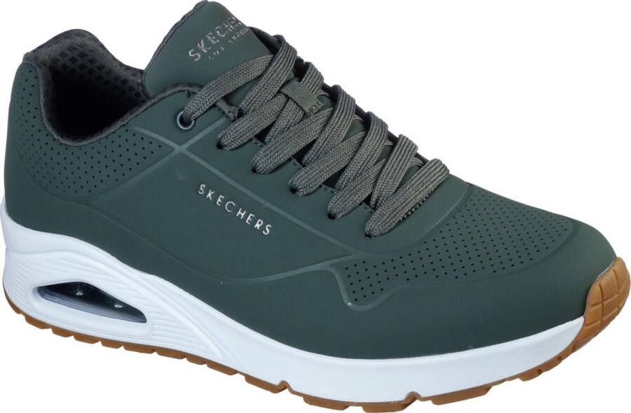 Skechers Sneakers Uno Stand on Air Vrijetijdsschoen lage schoen veterschoen met air-cooled memory foam