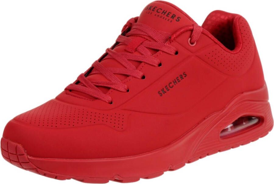 Skechers Heren Sport Casual UNO STAND ON AIR Sneakers Heren Rood