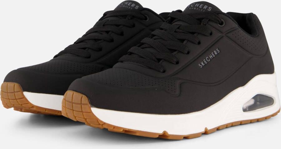 Skechers Sneakers met sleehak Uno Stand on Air Vrijetijdsschoen lage schoen veterschoen met fijne perforatie - Foto 20