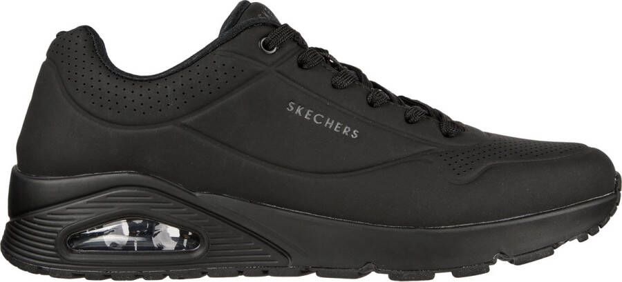 Skechers Uno Stand On Air Heren Sneakers Zwart - Foto 2