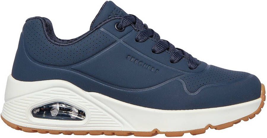 Skechers Sneakers Blauw Synthetisch 090205 Heren Kunstleer - Schoenen.nl