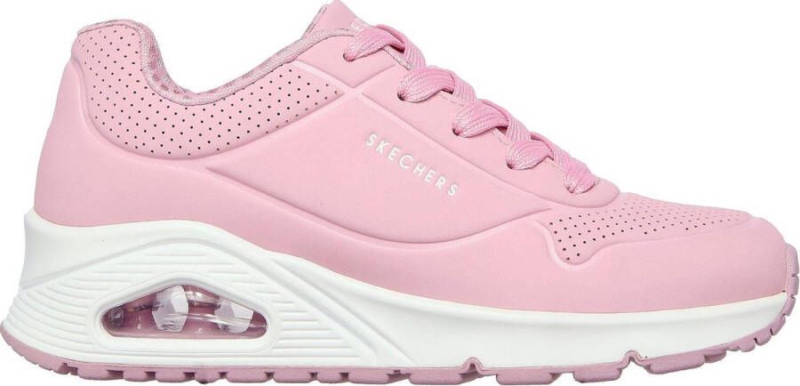 Skechers Uno sneakers roze Imitatieleer 34