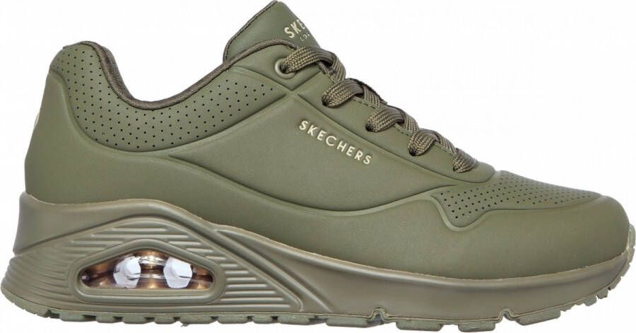 Skechers Sneakers met sleehak UNO STAND ON AIR met zacht verdikte binnenzool