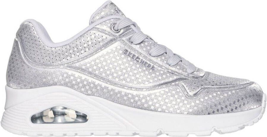 Skechers Dames Street UNO Disco Nite Sneakers 177162 SIL Silver
