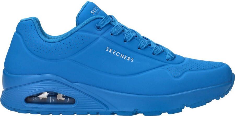 Skechers Uno Stand On Air Sneaker Mannen Blauw