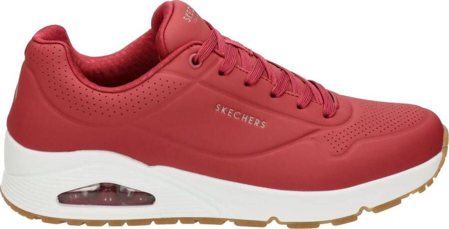 Skechers Uno Stand On Air Heren Sneakers Rood