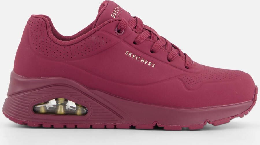 Skechers Sneakers UNO-STAND ON AIR in monochrome look vrijetijdsschoen lage schoen veterschoen