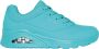 Skechers Sneakers met sleehak Uno Stand on Air met fijne perforatie vrijetijdsschoen lage schoen veterschoen - Thumbnail 1