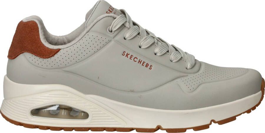 Skechers Uno Stand On Air Sneakers Heren Beige