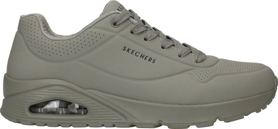 Skechers Air Stand Sneaker Grijs Groen Gray Heren