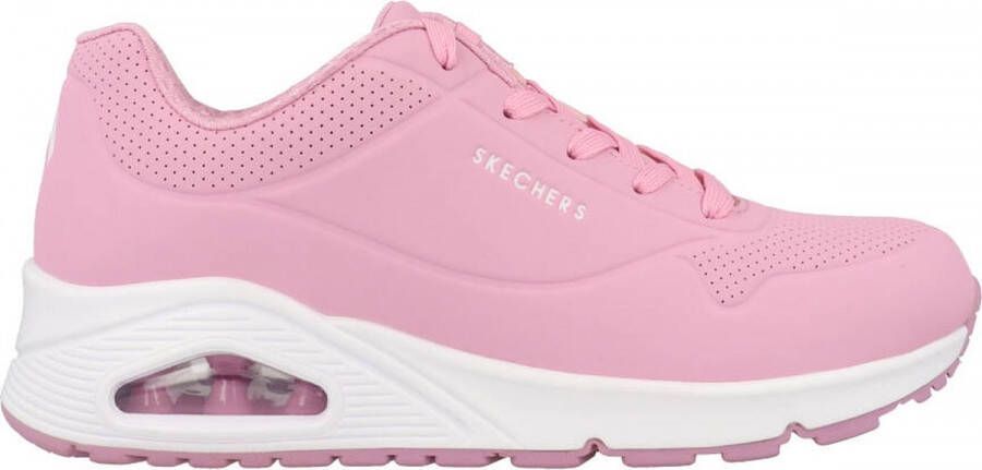 Skechers Uno sneakers roze Imitatieleer 34 - Foto 16