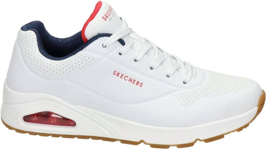 Skechers Uno Stand On Air Witte Sneakers Heren