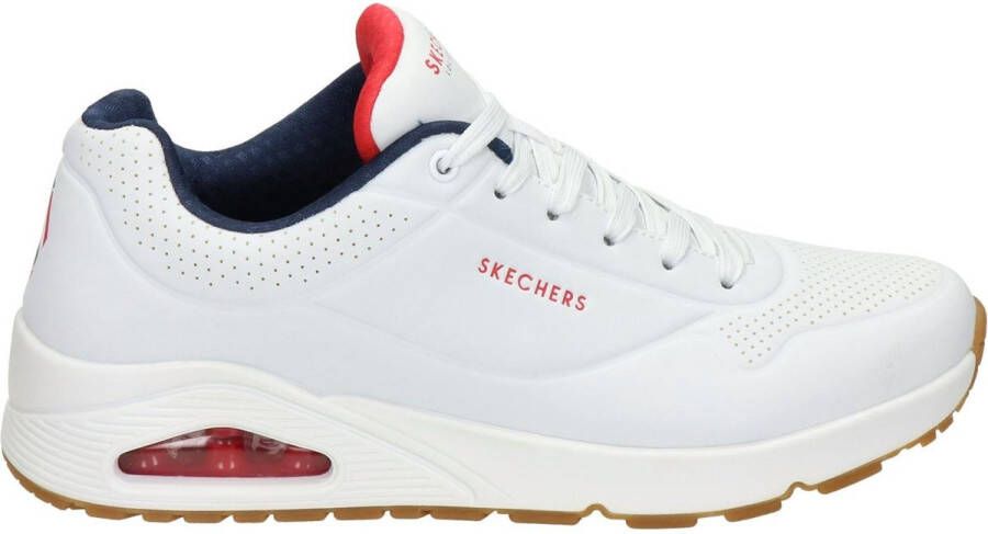 Skechers Stijlvolle Herensneaker voor Casual Outfits White