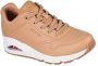 Skechers Air Stand Sneaker Comfortabel Cognac Brown Dames - Thumbnail 14