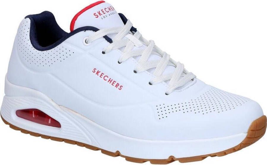 Skechers Stijlvolle Herensneaker voor Casual Outfits White