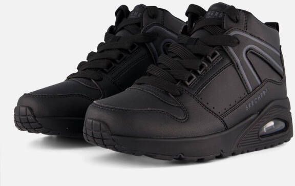 Skechers Uno Veterboots zwart Synthetisch Kinderschoenen - Foto 2