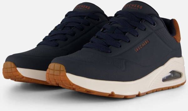 Skechers Uno Suited On Air Heren Sneakers Navy