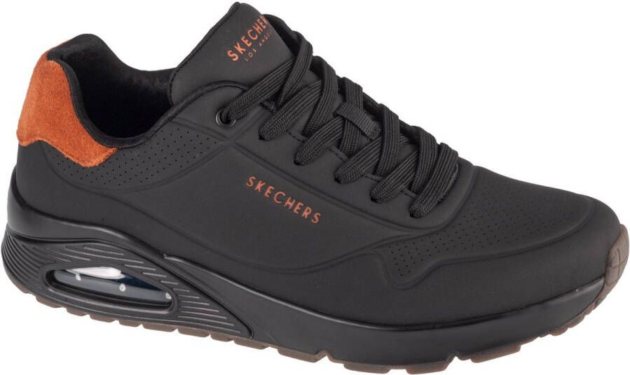 Skechers Uno Suited On Air Mannen Zwart Sneakers